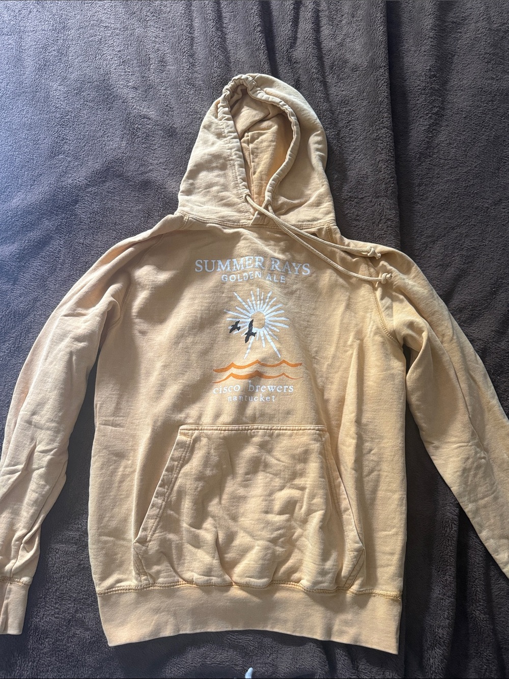 Cisco Brewers Summer Rays Golden Alw Graphic Hoodie - yellow